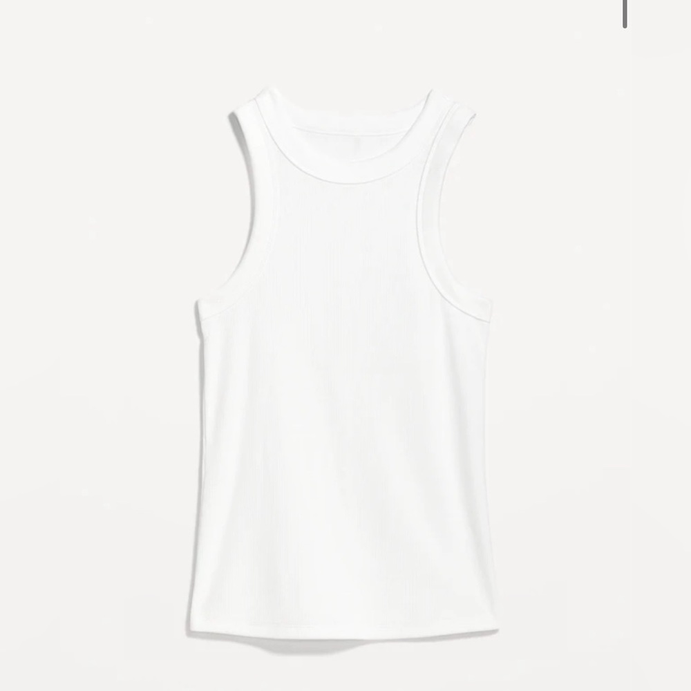 Fitted Rib-Knit Tank Top for Women
